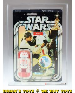 Vintage Kenner Star Wars Carded 20 Back-G R5-D4 Action Figure AFA 60 EX (C80 B60 F85) #11684710