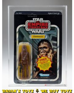 Vintage Kenner Star Wars Carded ESB 41 Back-A Chewbacca Action Figure AFA 70+ Y-EX+ (C75 B70 F80) #17054559