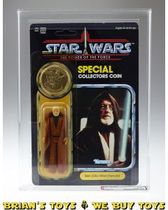 Vintage Kenner Star Wars Carded POTF 92 Back Ben (Obi-Wan) Kenobi Action Figure AFA 75 Y-EX+/NM (C75 B75 F80) #15905914