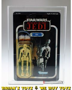 Vintage Kenner Star Wars Carded ROTJ 77 Back-A 8D8 Action Figure AFA 75 Y-EX+/NM (C75 B85 F85) #15153326