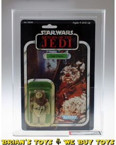 Vintage Kenner Star Wars Carded ROTJ 65 Back-C Chief Chirpa Action Figure AFA 75 EX+/NM (C75 B85 F80) #11300800