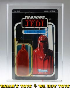 Vintage Kenner Star Wars Carded ROTJ 77 Back-A Emperor's Royal Guard Action Figure AFA 75 Y-EX+/NM (C70 B80 F85) #16913113