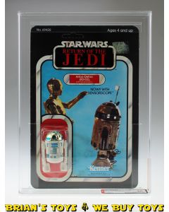 Vintage Kenner Star Wars Carded ROTJ 65 Back-B R2-D2 (with Senorscope) Action Figure AFA 60 EX (C70 B60 F80) #15486807