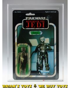 Vintage Kenner Star Wars Carded ROTJ 65 Back-B Zuckuss Action Figure AFA 70+ Y-EX+ (C70 B80 F80) #11637390