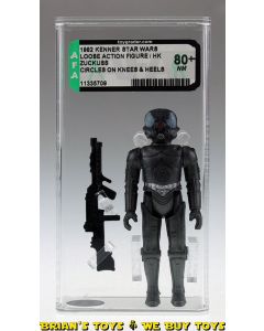 Vintage Kenner Star Wars Loose HK Zuckuss Circles on Knees & Heels Action Figure AFA 80+ NM #11335709