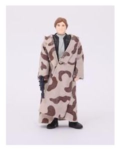 Vintage Kenner Star Wars Loose ROTJ Han Solo (Trench Coat / Camo Collar) Action Figure C7