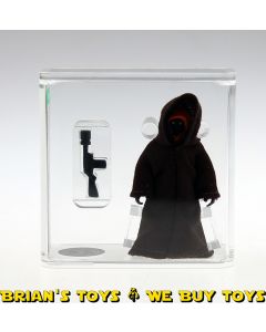 Vintage Kenner Star Wars Loose HK Jawa Dark Brown Stitch Action Figure AFA 85 NM+ #12009732