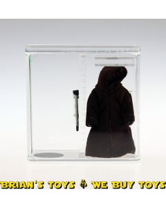 Vintage Kenner Star Wars Loose HK Jawa Dark Brown Stitch Action Figure AFA 85 NM+ #12730380