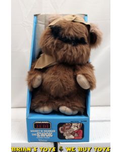 Vintage Star Wars ROTJ Ewok Boxed 14" Wicket W. Warrick Plush MISP C8