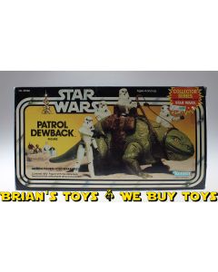 Vintage Kenner Star Wars Beast Boxed Dewback C8.5 with C8 Collector Series Box 