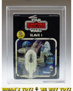 Vintage Kenner Star Wars Carded ESB 11 Back-B Diecast Series Slave I DCA 80+ Y-NM (C85 B80 V85) #32377852