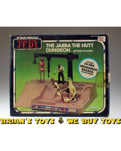 Vintage Kenner Star Wars Playset Boxed Jabba The Hutt Dungeon (POTF) C7.5 with C5 Box