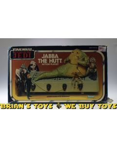 Vintage Kenner Star Wars Playset Boxed Jabba The Hutt Throne Room C9 with C5 Box