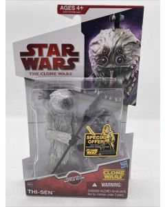 Star Wars 2009 Clone Wars Carded 3.75" Thi-Sen Action Figure