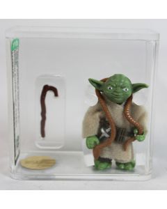 1980 Kenner Star Wars Loose Action Figure / HK Yoda (Brown Snake) AFA 85+ NM+ // #11129152