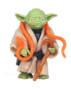 Vintage Kenner Star Wars ESB Loose Yoda (Orange Snake) Action Figure C8