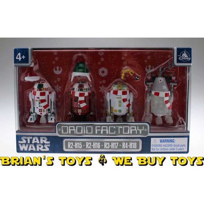 Star Wars Disney Store Droid Factory 4-Pack (R2-H15/R2-H16