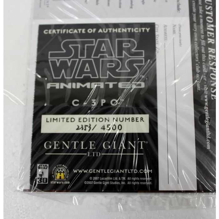 SW Gentle Giant Animated LE Maquette C-3PO & Jawa Brian's Toys