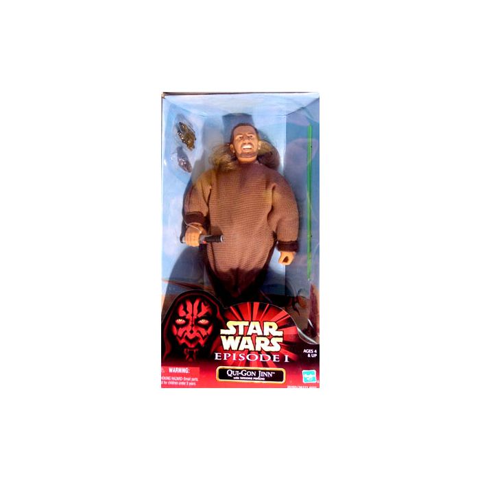 Star Wars Qui-Gon Jinn 12 Action Figure with Tatooine Poncho