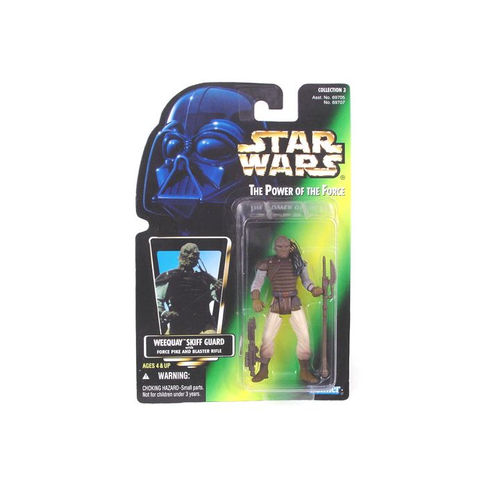 Star Wars Power Of The Force POTF Green Card Weequay Skiff Guard New 