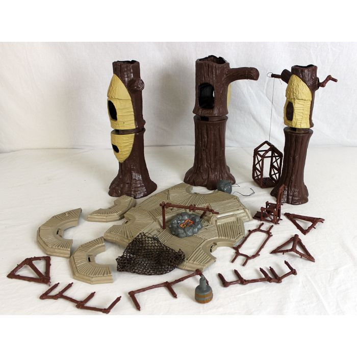 vintage star wars ewok village