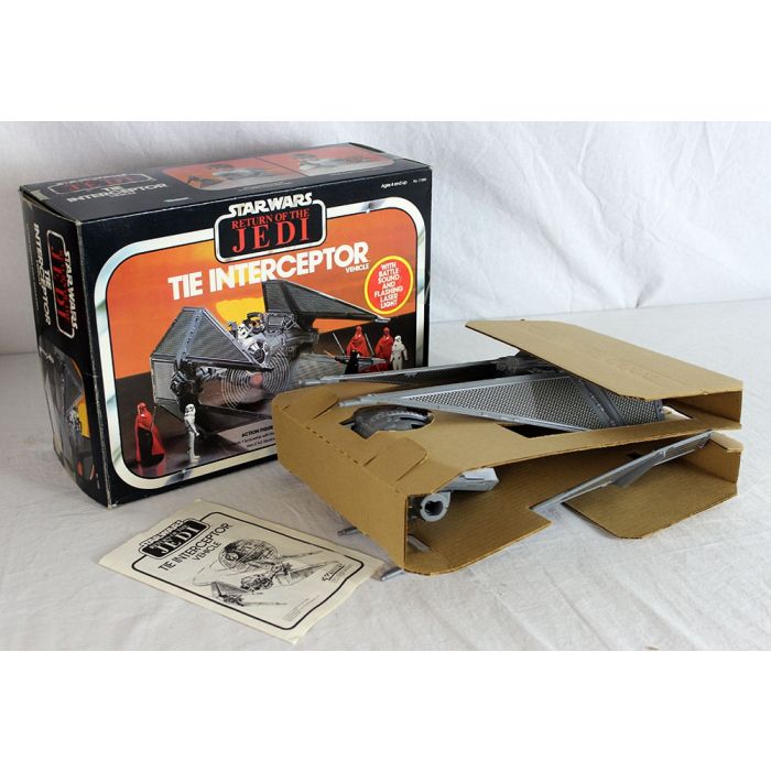 Return of the Jedi Vintage Tie Interceptor Vehicle Kenner w//Box 1983