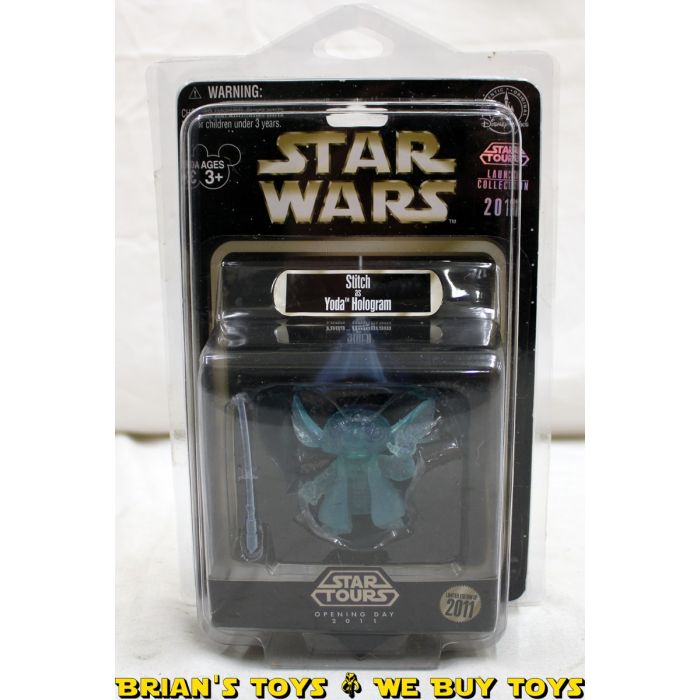 Star Wars Star Tours Stitch As Yoda Hologram Action Figure #669