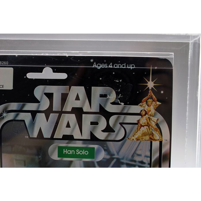 Vintage Kenner Star Wars 12 Back-A Carded Han Solo Small