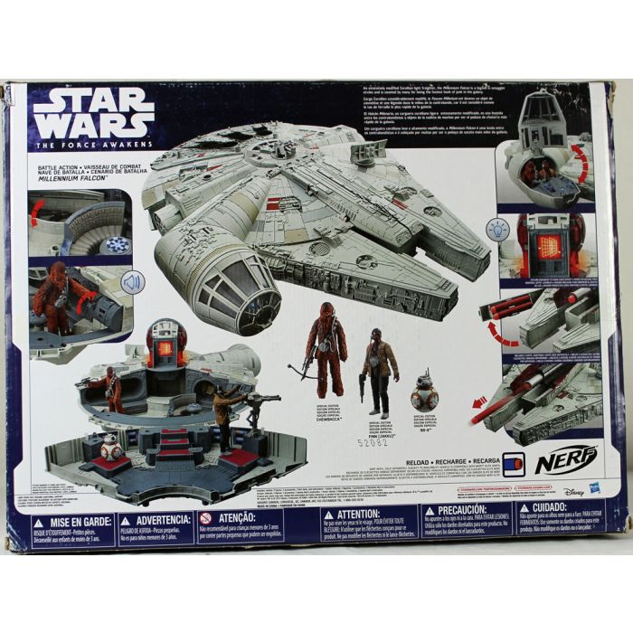 star wars battle action millennium falcon