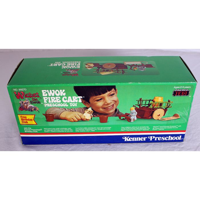 Kenner Preschool STARWARS Ewok Fire Cart 与え
