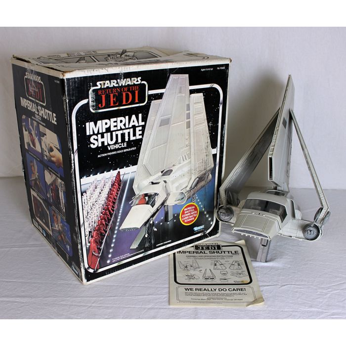 Model kit Vintage Airfix 1983 Ultra Rare Star Wars The Return Of The Jedi Imperial Shuttle Tydirium Scale Shop Stock Room Find