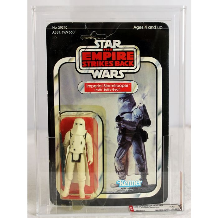 1980 HOTH SNOW TROOPER ON EMPIRE 41 BACK HOME YOUR TREASURED VINTAGE ACTION TOY 