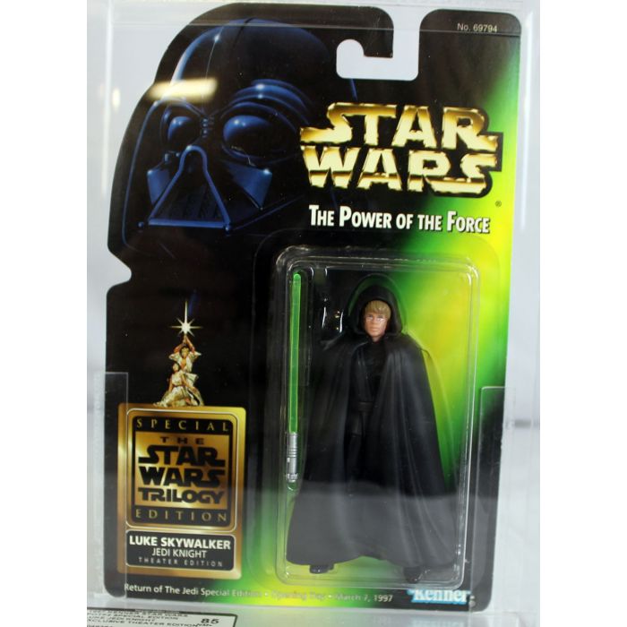 luke skywalker power of the force action figure