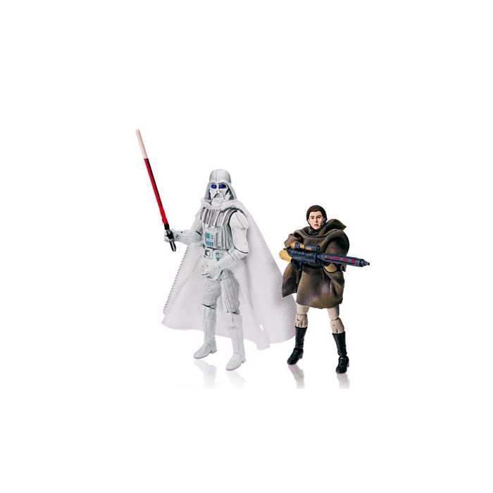2008 Legacy 2Pk Darth Vader white Leia sniper Brian s Toys