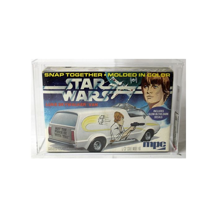 1977 MPC Star Wars Luke Skywalker Van Model Kit Glow in The Dark Snap-together for sale online 