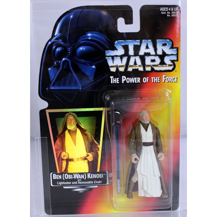 Hasbro Star Wars Power of the Force Ben Kenobi Red Card Action Figure for sale online