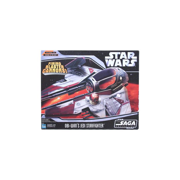 Star Wars Toys | Saga 2 Vehicles Boxed Obi-Wan's Jedi Starfighter 