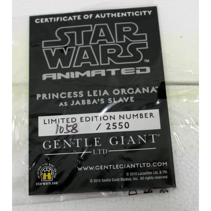 SW Gentle Giant Leia Organa Jabba's Slave Brian's Toys