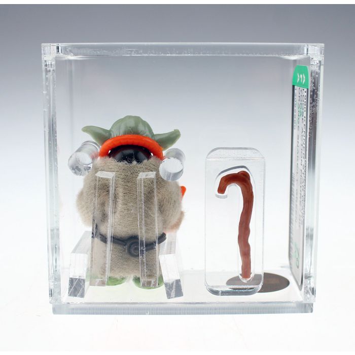 Vintage Kenner Star Wars Loose HK ESB Yoda Orange Snake / LT