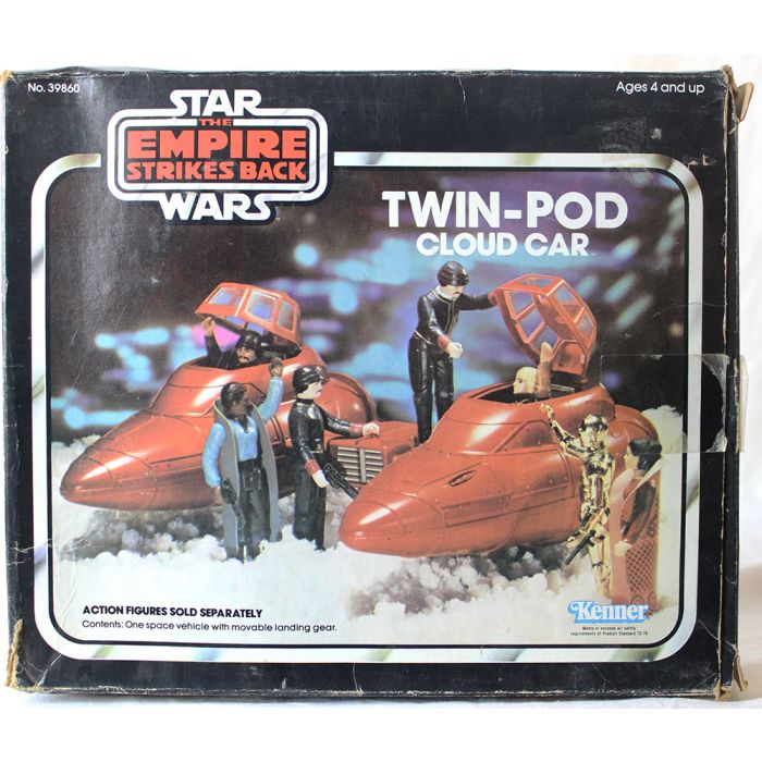 Vtg. SW ESB Twin Pod Cloud Car Veh. C9 w C6 Brian s Toys