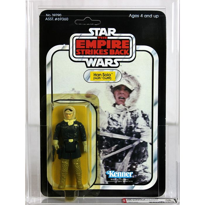 Star Wars Vintage Kenner 1980 ESB Han Solo Hoth 31 Back a 31a Cardback Card for sale online