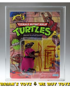 1998 Playmates TMNT Series 1 / 10 Back Splinter AFA 75 EX+/NM (C80 B75 F85) #11100908