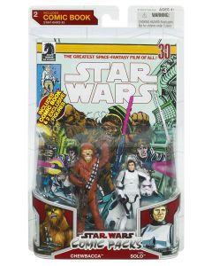 2009 Legacy Coll. EU 2-Pack Carded Chewbacca & Han Solo C-9