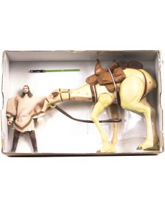 Star Wars 2009 Legacy Collection Mail-In Boxed Qui-Gon Jinn & Eopie Action Figures