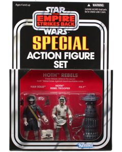 2010 Vintage-Style Boxed ESB Hoth Rebels Set (Han Solo, Hoth Rebel Trooper, & FX-7)