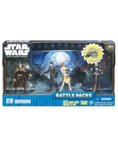 2010 Clone Wars Battle Pack Boxed Jedi Showdown