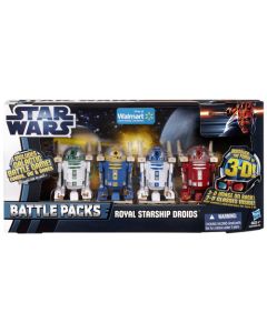 Star Wars 2012 Movie Battle Pack Boxed Royal Starship Droids (Exclusive) Action Figures