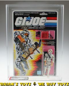 1988 Hasbro GI Joe Series 7 / 34 Back Storm Shadow AFA 75 EX+/NM (C75 B75 F85) #15823730