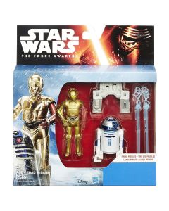 Star Wars The Force Awakens 3.75" Boxed Mission 2 Pack-C-3PO & R2-D2