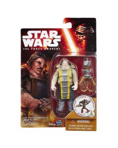 Star Wars The Force Awakens 3.75" Carded Unkar Plutt